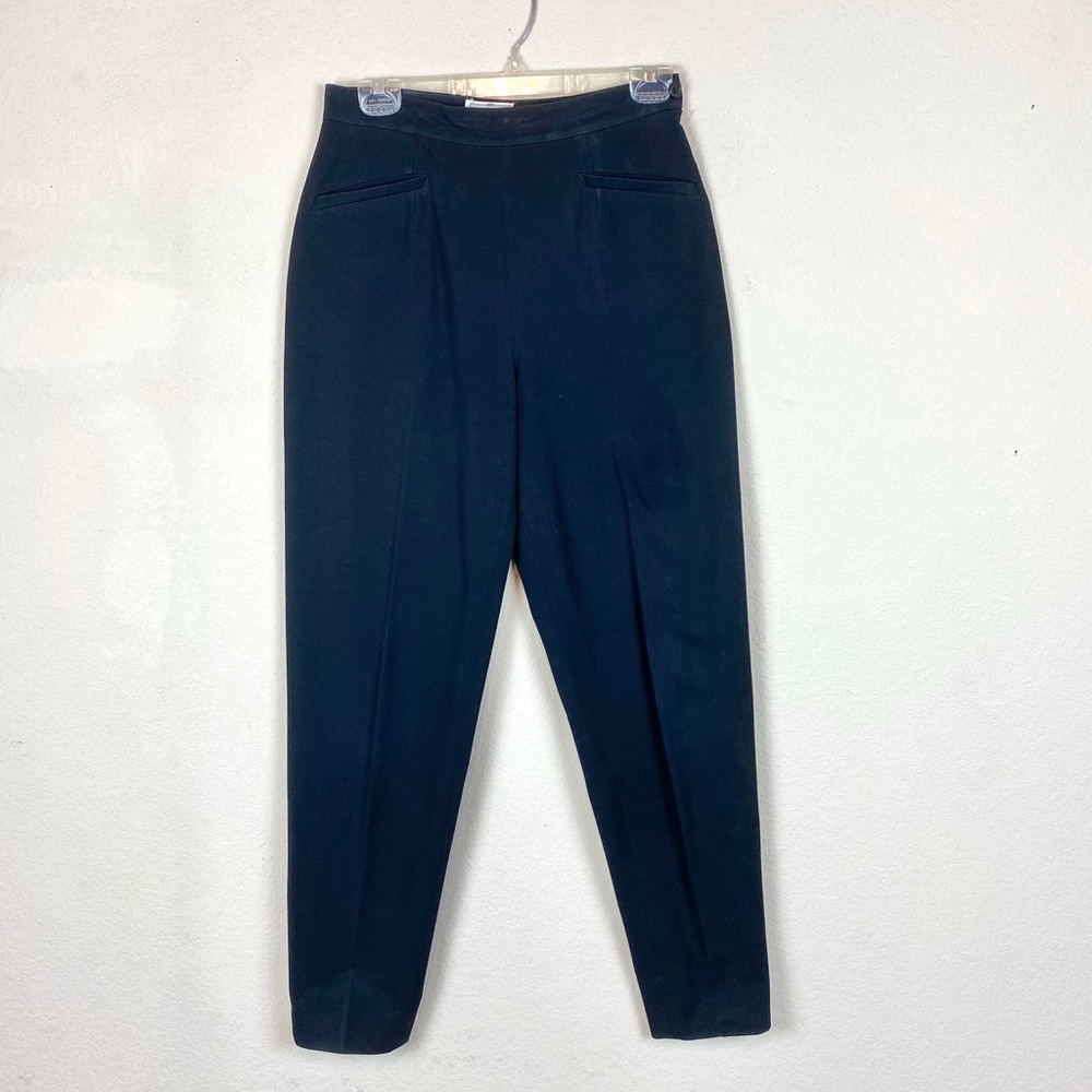 Henri Bendel Pants Black High Waisted - Picture 1 of 11